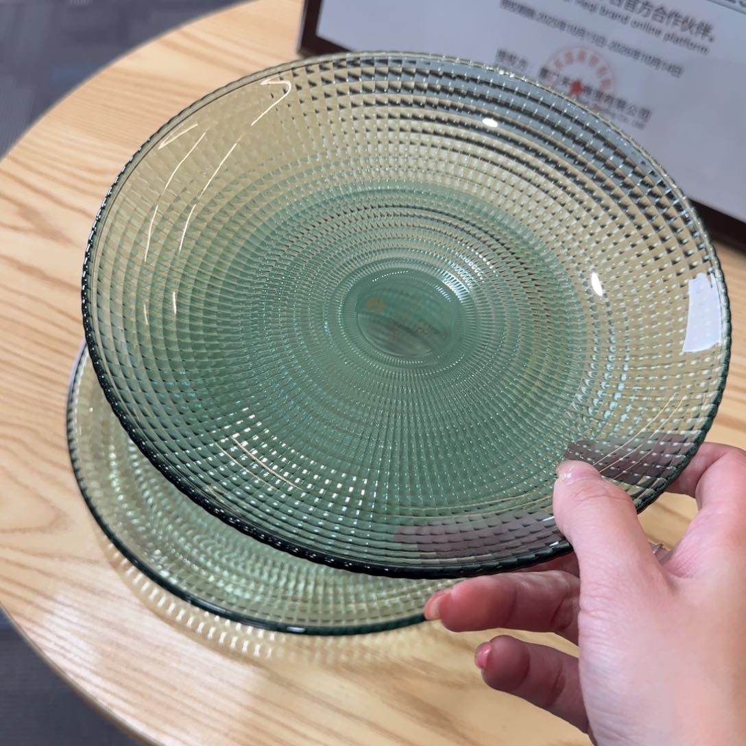 禾器晶格纹盘子。。。。。