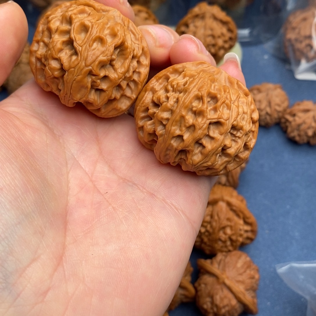 文玩核桃把件苹果园全品