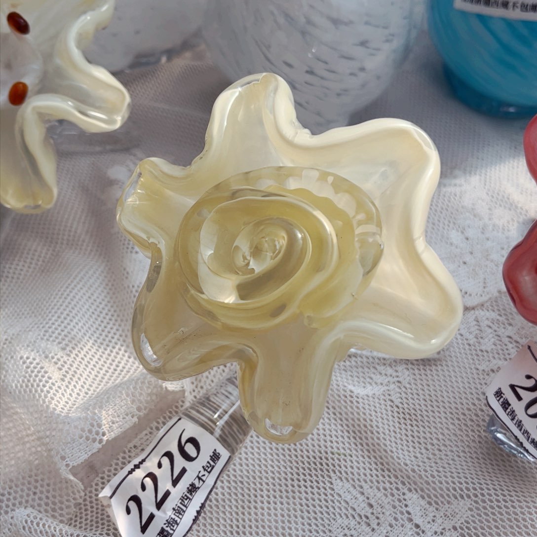 琉璃花瓶摆件2226花摆件