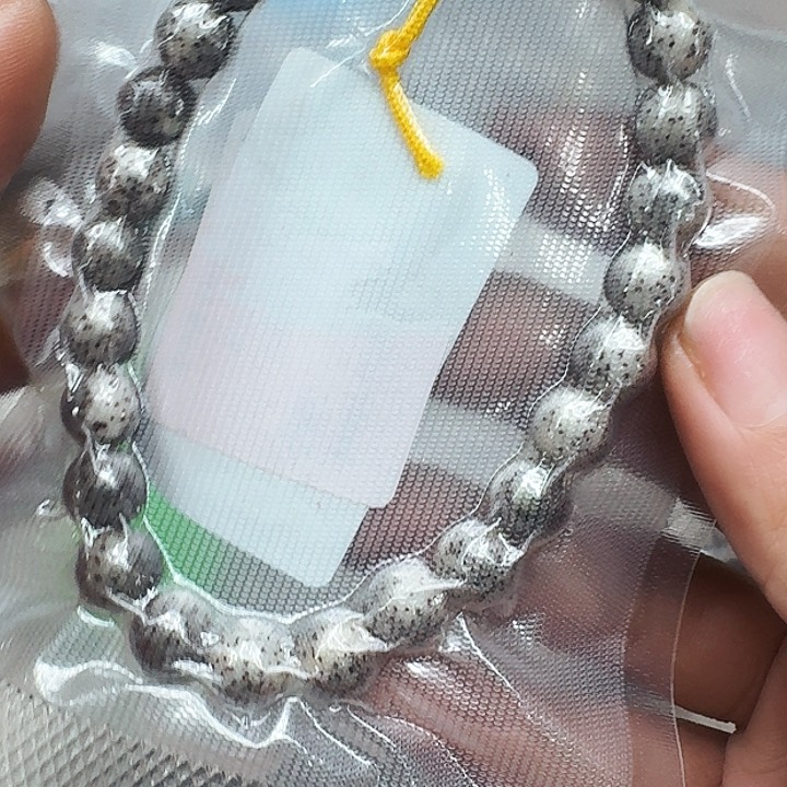 星月菩提手串553高端黑灰星月0.9圆手持