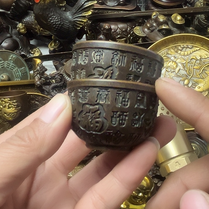 顺顺利利，铜器摆件