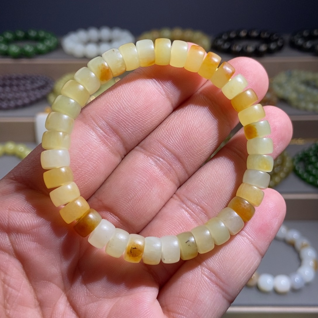 和田玉手链未镶嵌