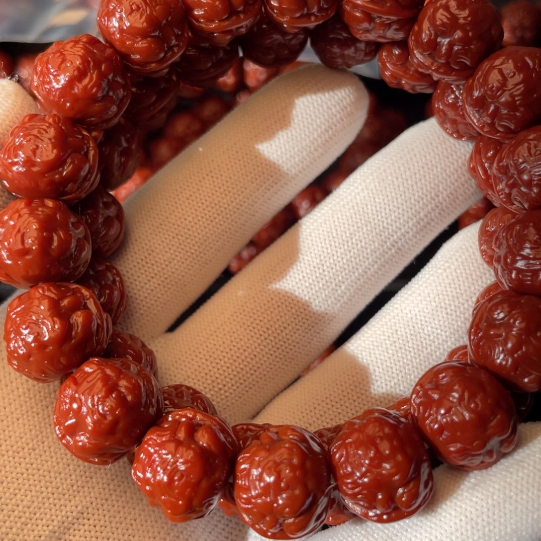 猛***$手串猴头核桃蟾王