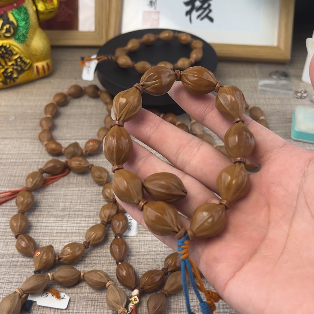 橄榄核手串次**开定制款1.6/2.3四面佛