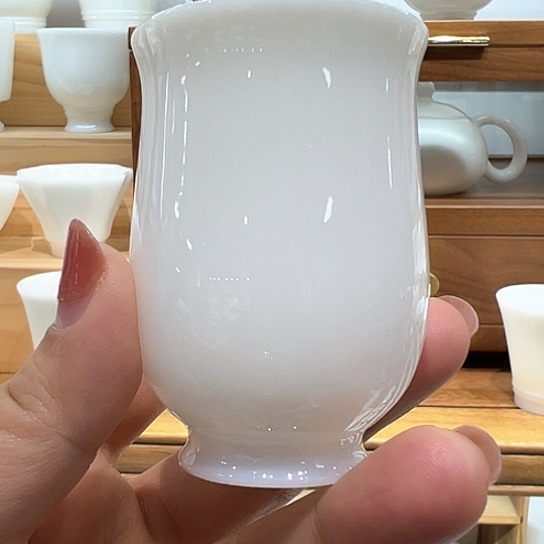 杯子璞玉冰种玉瓷