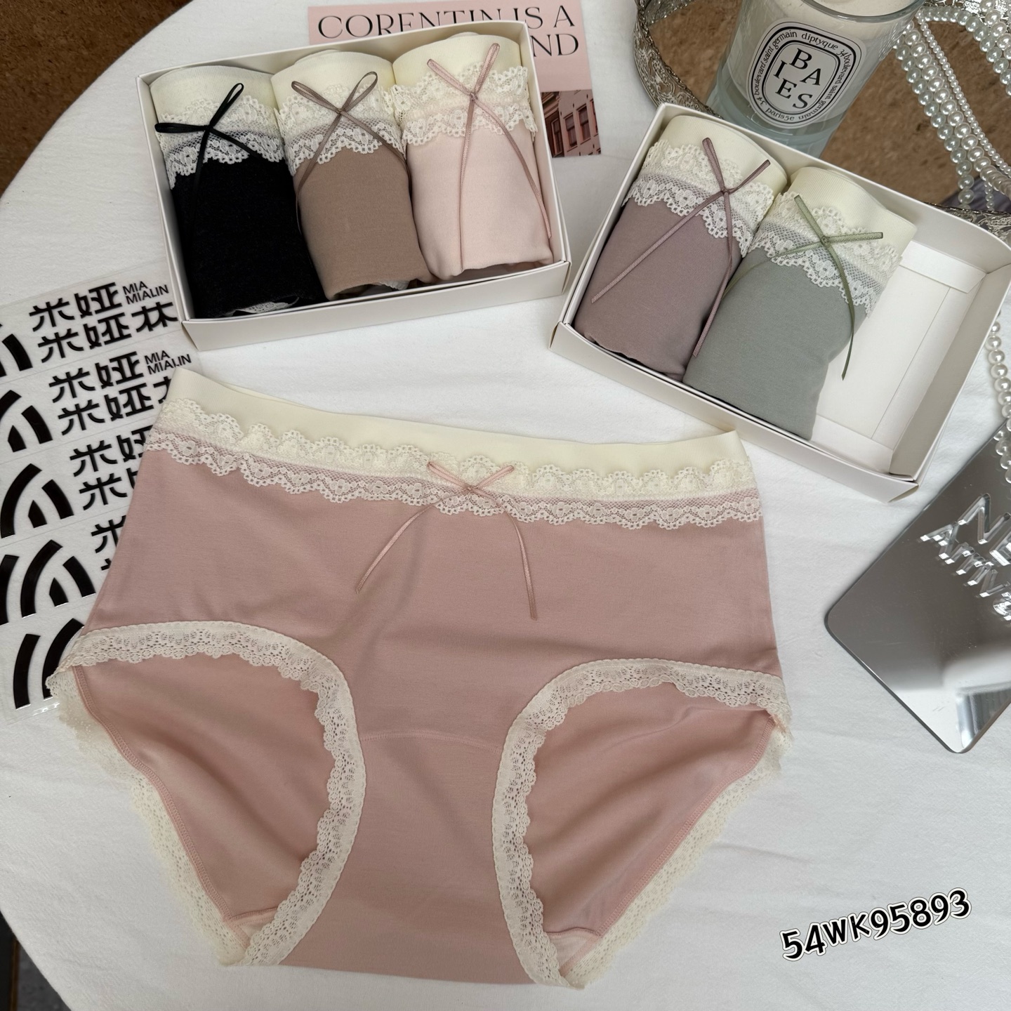 3条装 80 - 130斤女士中腰磨毛亲肤透气三角内裤短裤