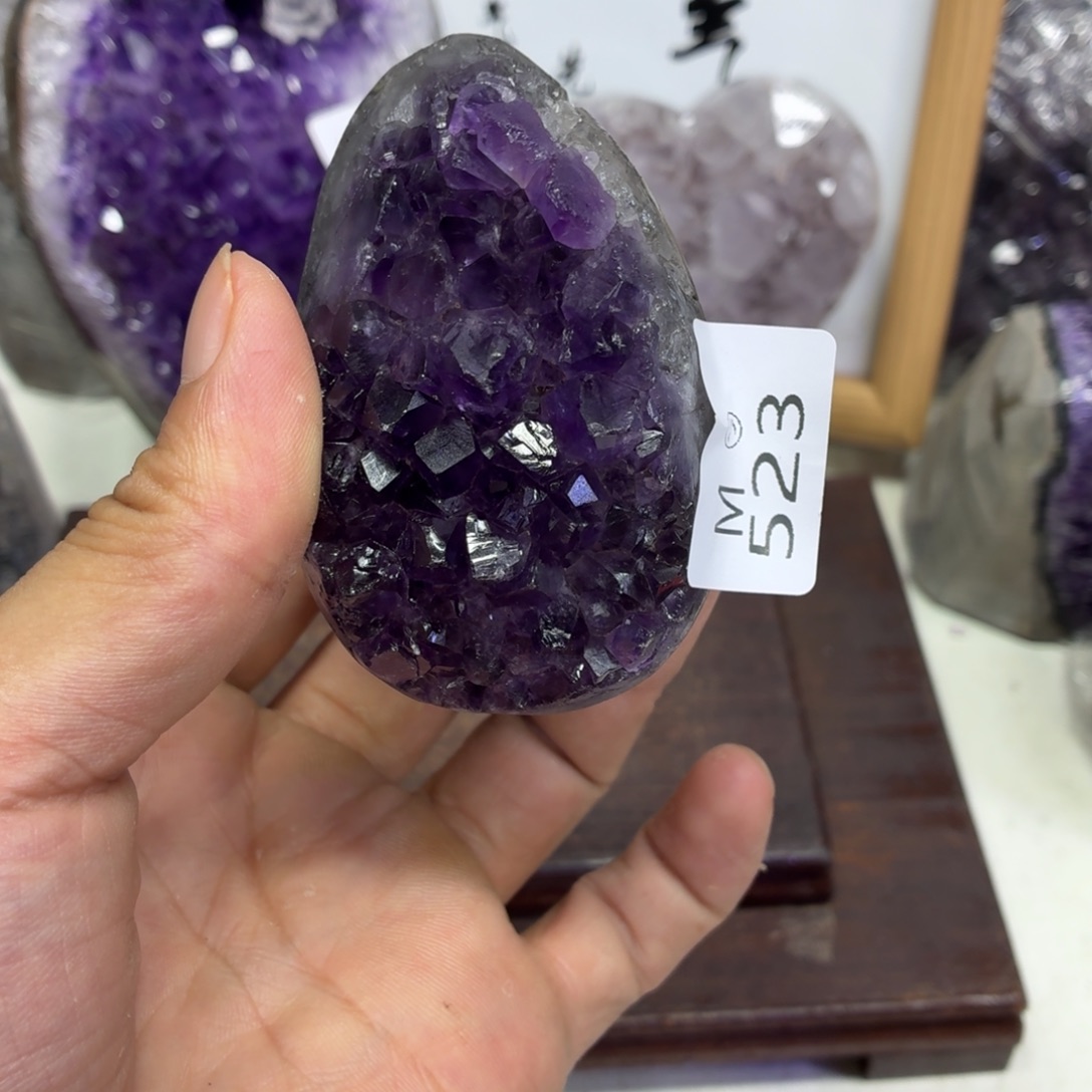 未镶嵌摆件紫晶水晶