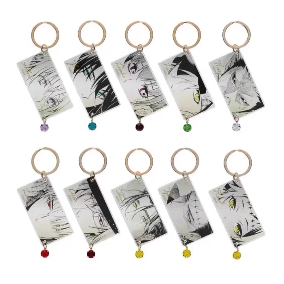 【国现】驱魔少年 js限定亚克力眼神挂件钥匙扣 盲盒代拆