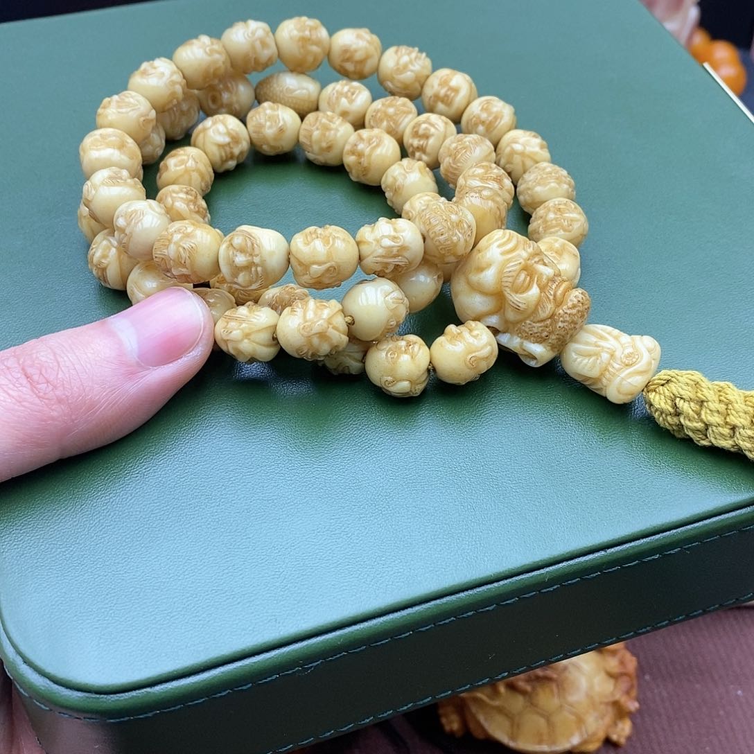 驼骨手串/手链12mm老灵骨十八罗汉