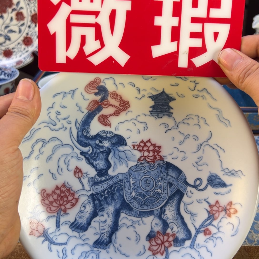 摆件微瑕景德镇手工手绘陶瓷