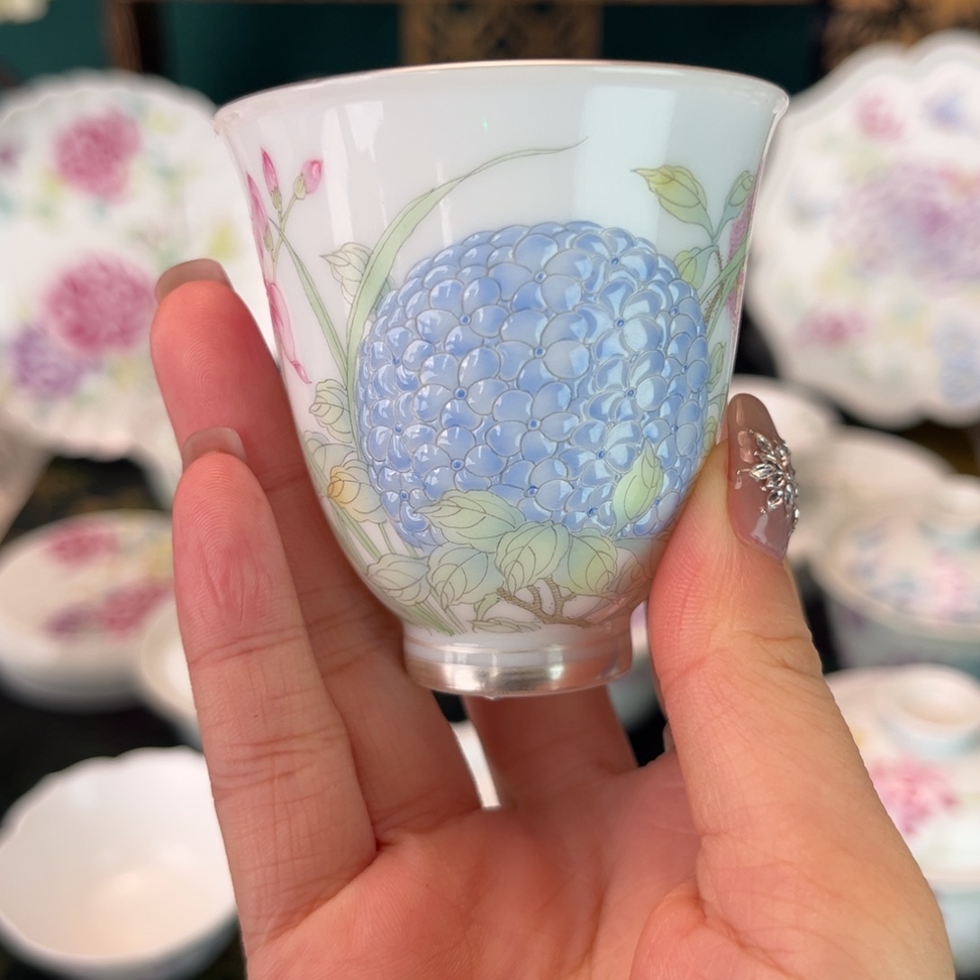 陶摆件景德镇陶瓷手绘