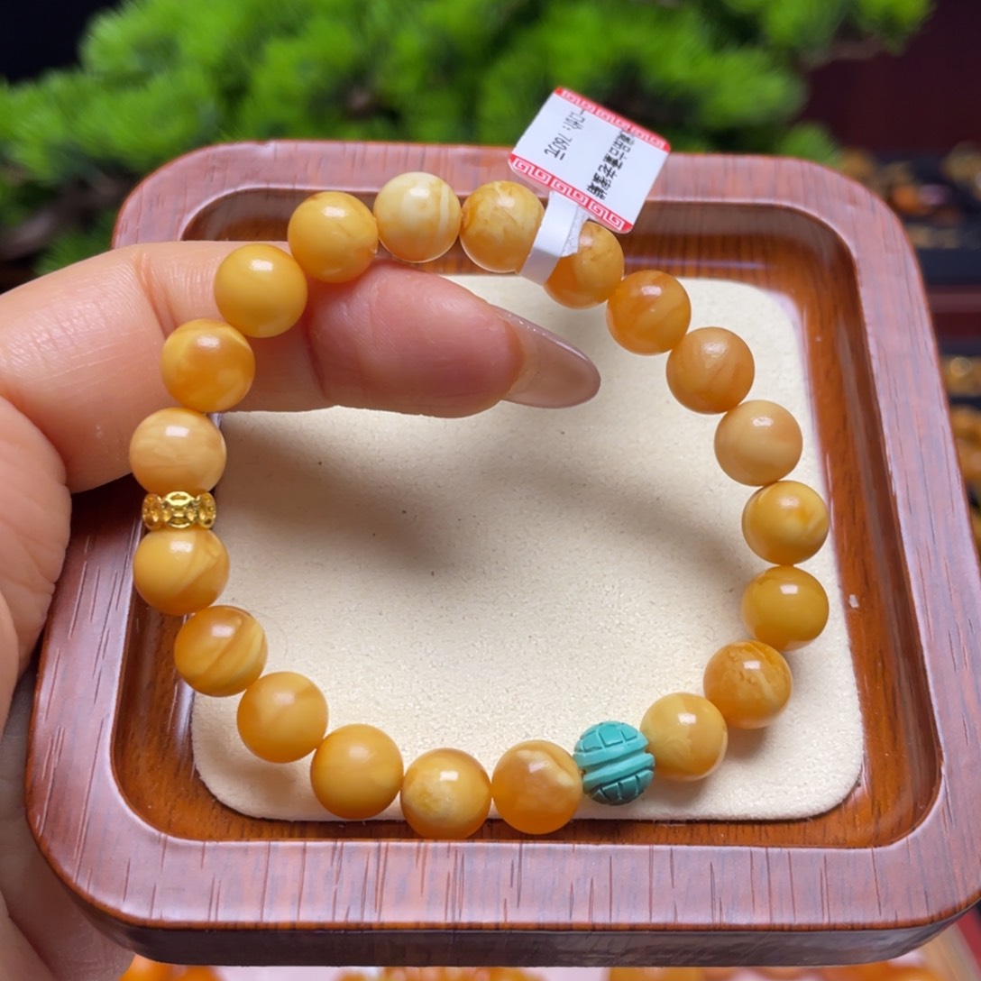 蜜蜡手链未镶嵌手串