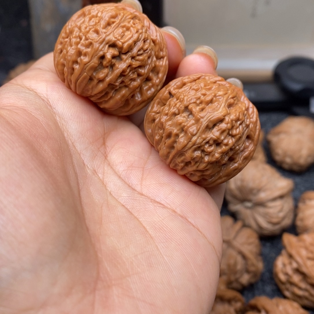 文玩核桃把件34山西楼