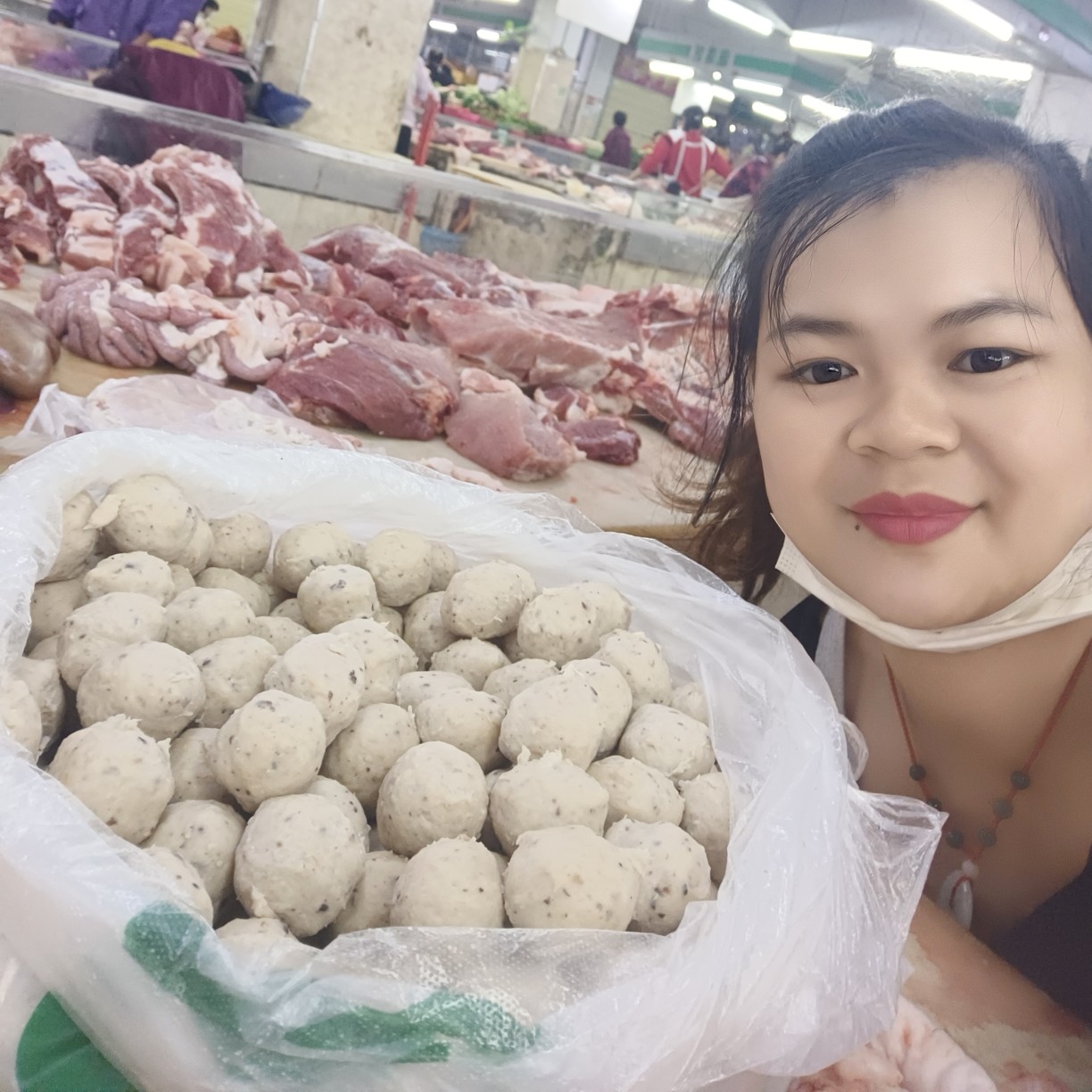 纯手工土猪肉香菇肉丸子顺丰冷链包邮新鲜火锅食材