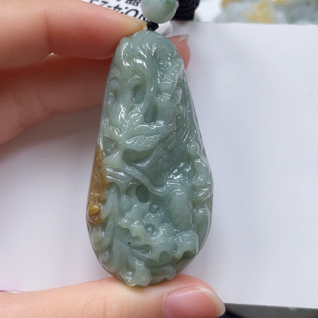 翡翠未镶嵌吊坠(不含链)翡翠