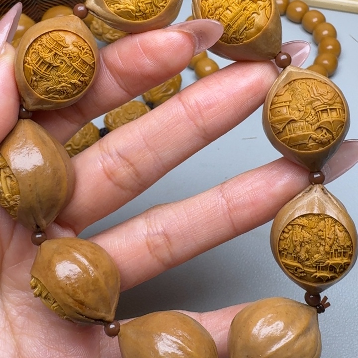 橄榄核手串/手链园林