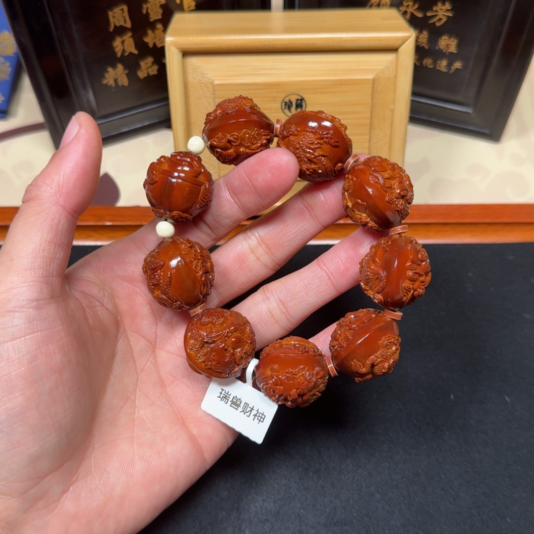 橄榄核手串/手链瑞兽