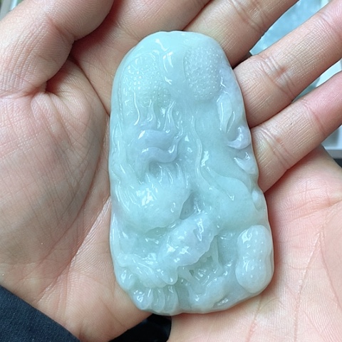 翡翠颈饰未镶嵌天然缅甸翡翠a货
