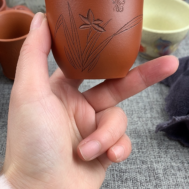 紫砂茶杯高端主人杯