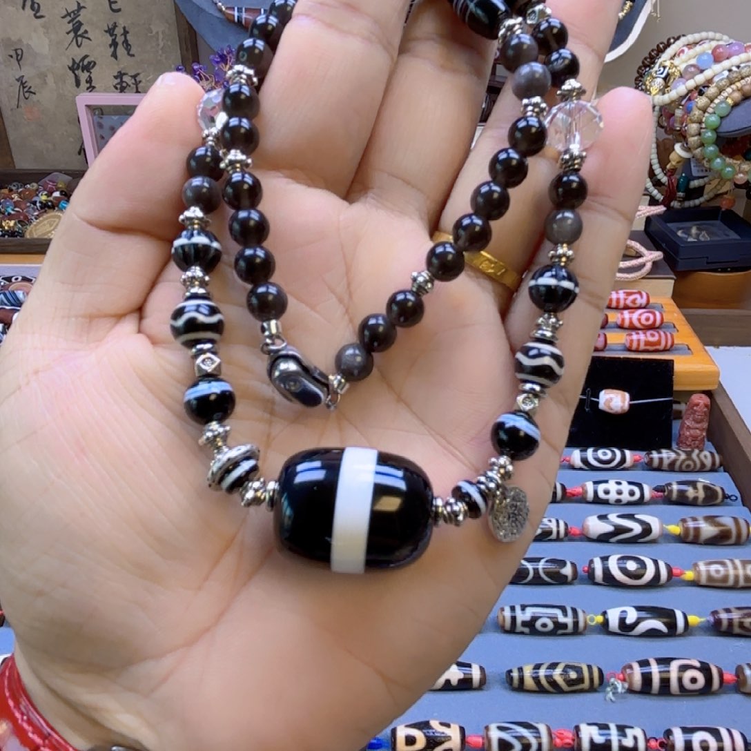 玛瑙/玉髓未镶嵌颈饰