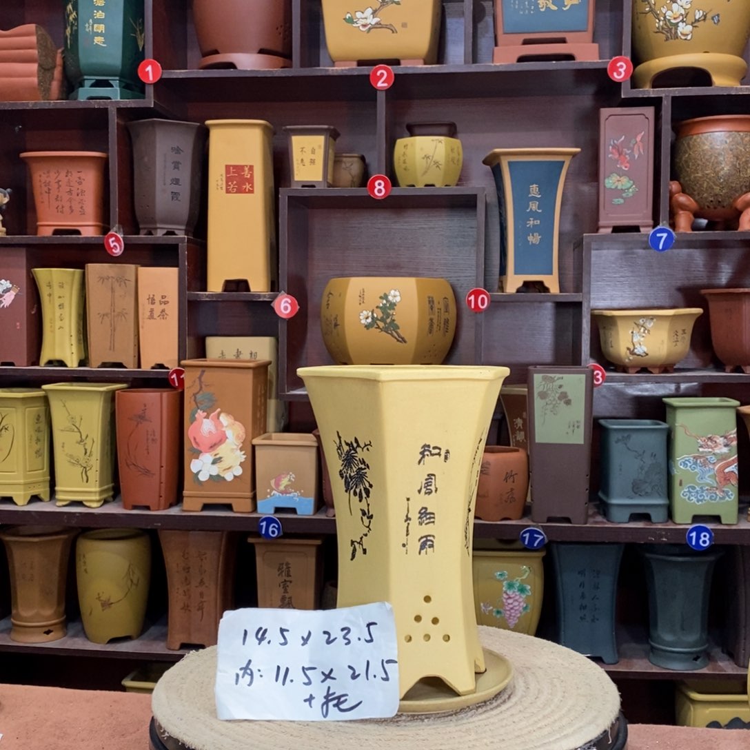 紫砂花盆紫砂艺术