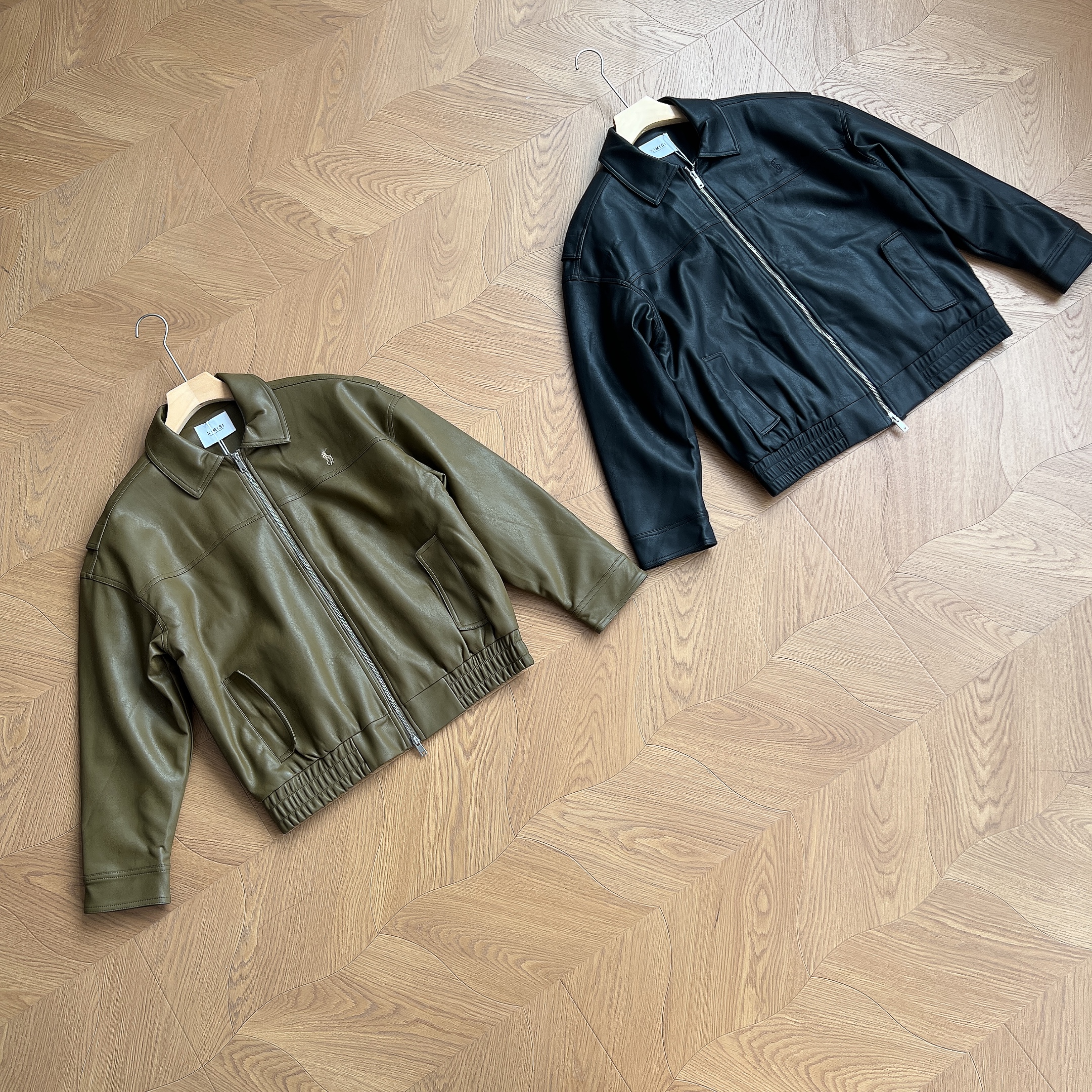 25/FW 老钱风翻领皮夹克棉服韩版洋气加厚保暖翻领外套时尚休闲潮