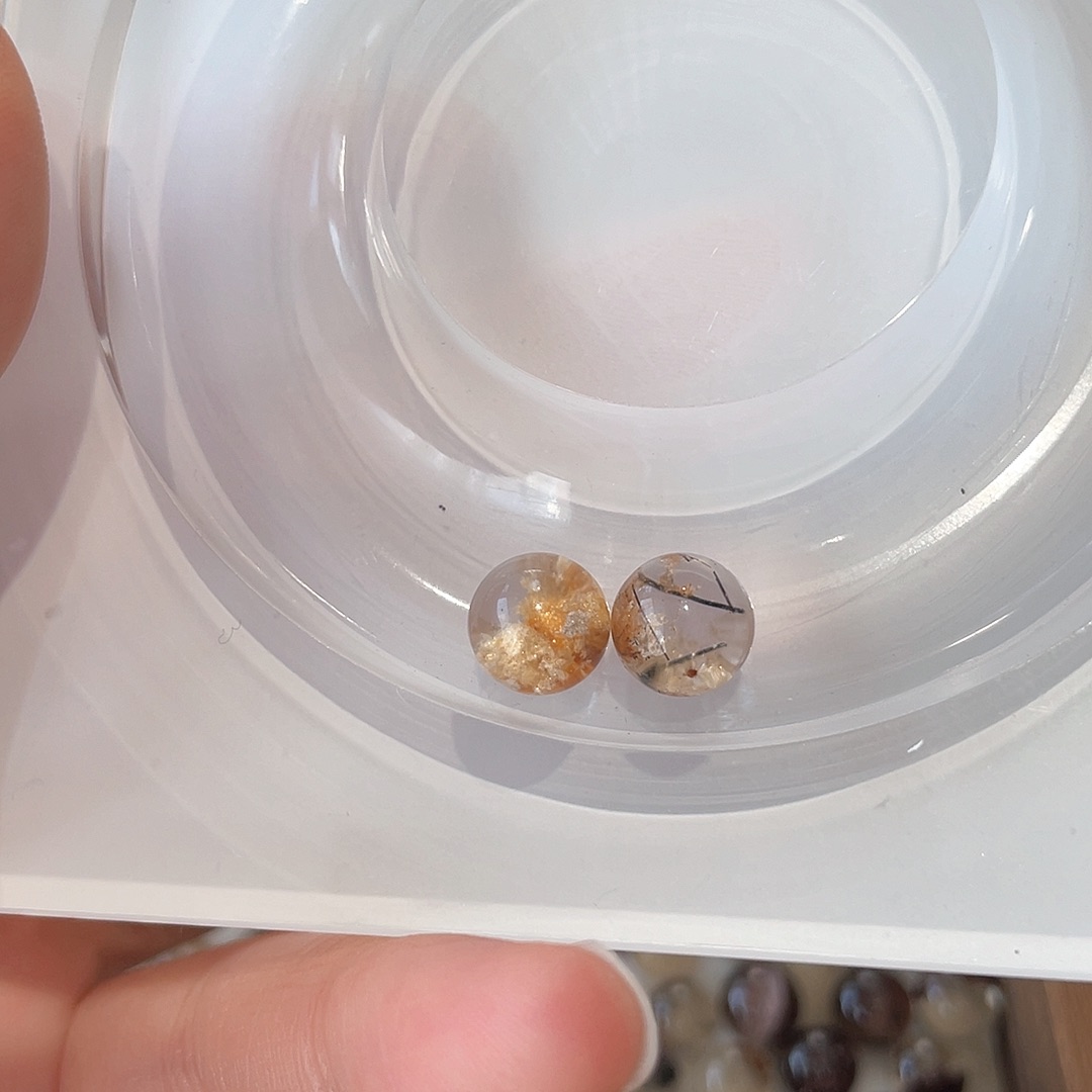 水晶弹珠银S925镶嵌?*弹珠