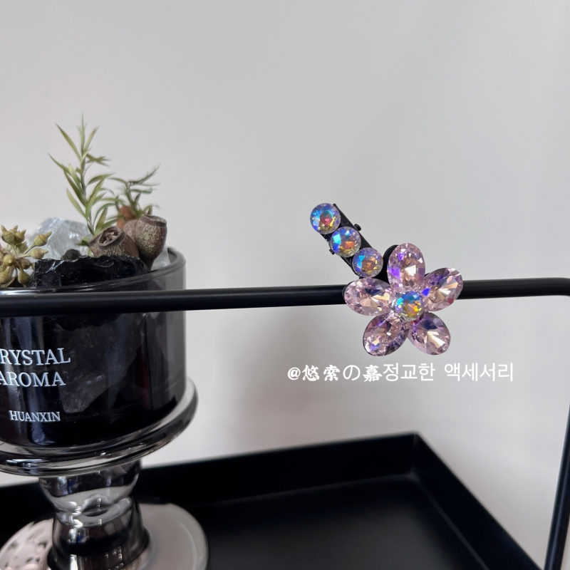 2025新款施华洛氛围感侧边高级感发卡夹子刘海后脑勺碎发夹鸭嘴夹