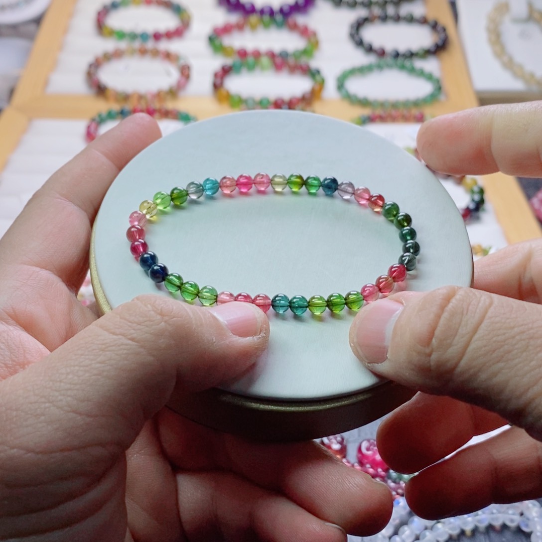 碧玺碧玺手链未镶嵌