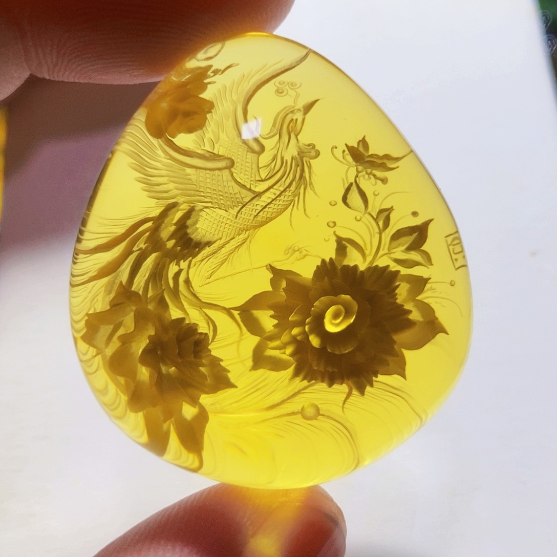 【闪购商品】金珀吊坠(不含链)未镶嵌
