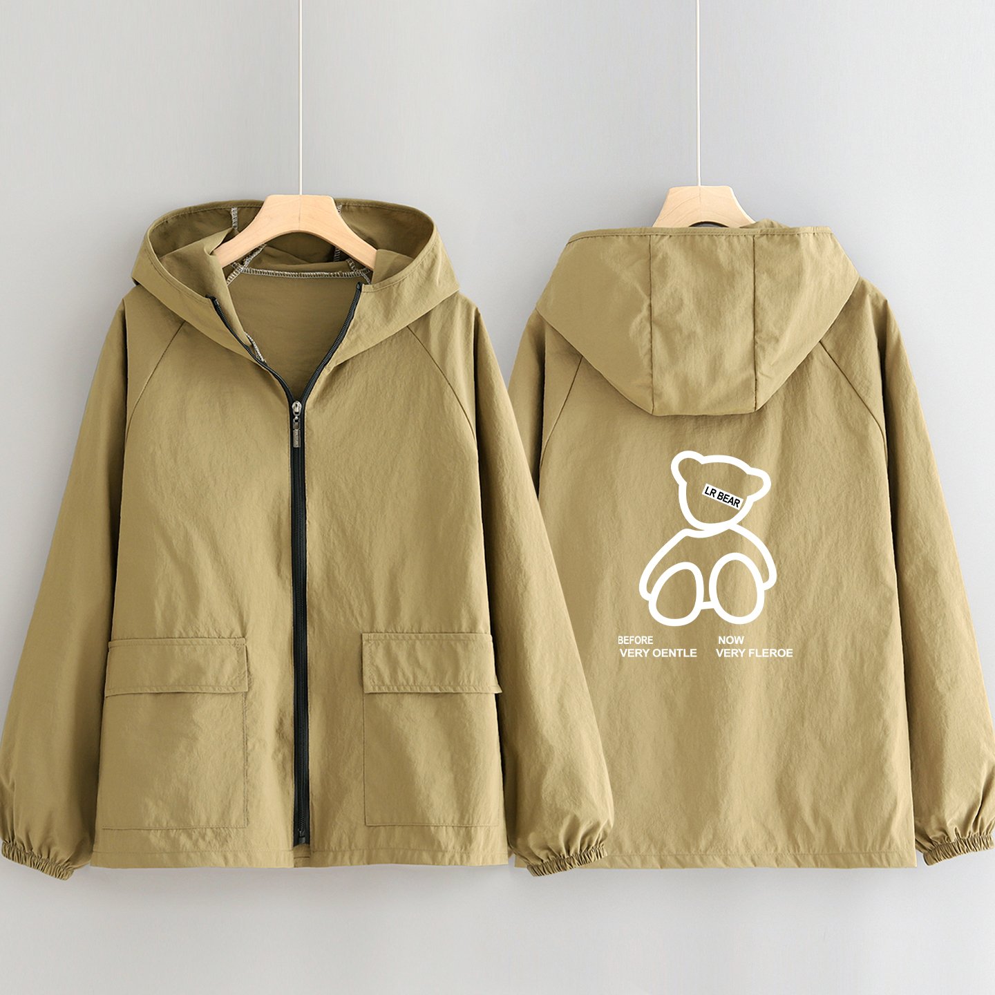 简约长袖围裙防污耐脏餐饮上班工作服干活外穿大褂防泼水厨房家用