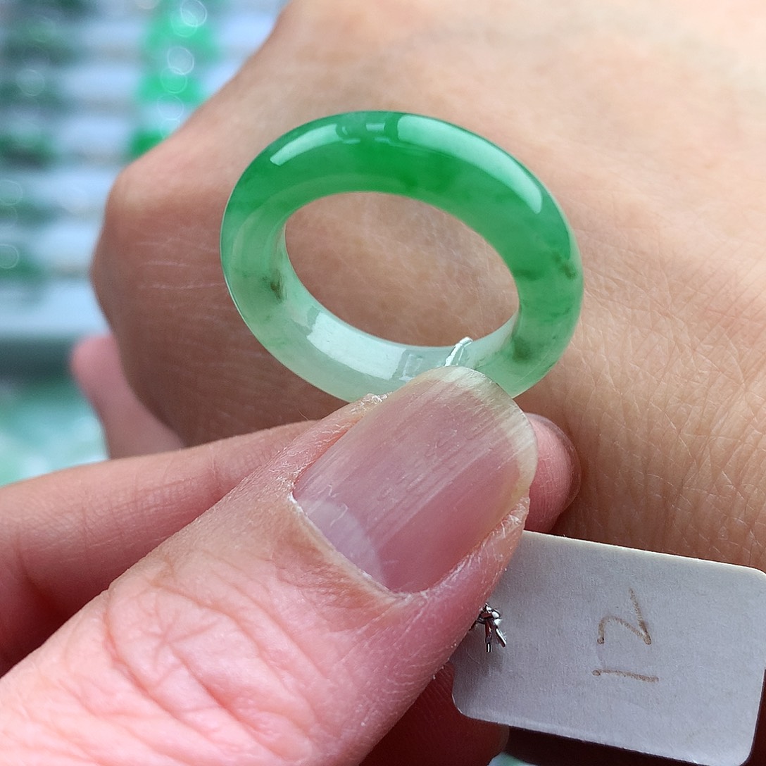 未镶嵌戒指翡翠12号