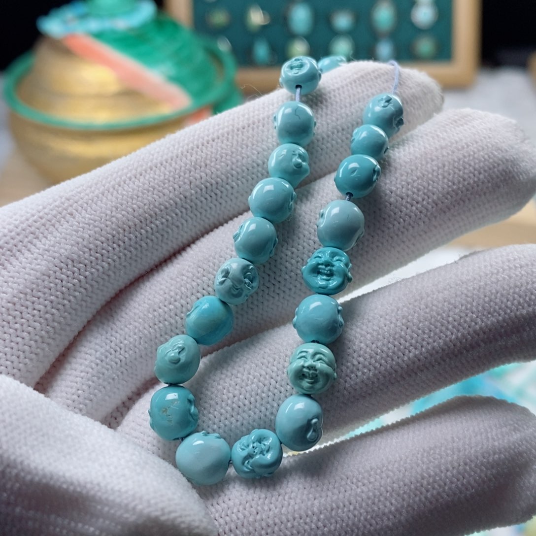 绿松石颈饰未镶嵌初**哥