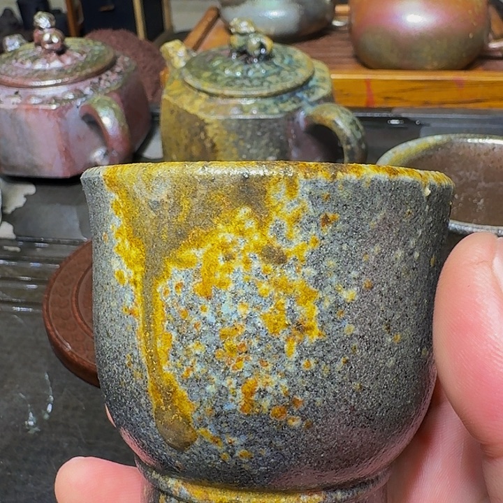 鸿***笑茶壶紫砂宜兴紫砂柴烧壶裸烧