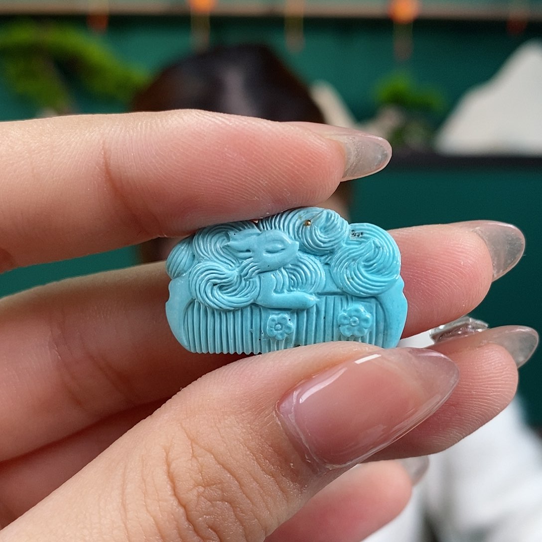 绿松石珠宝奇石未镶嵌