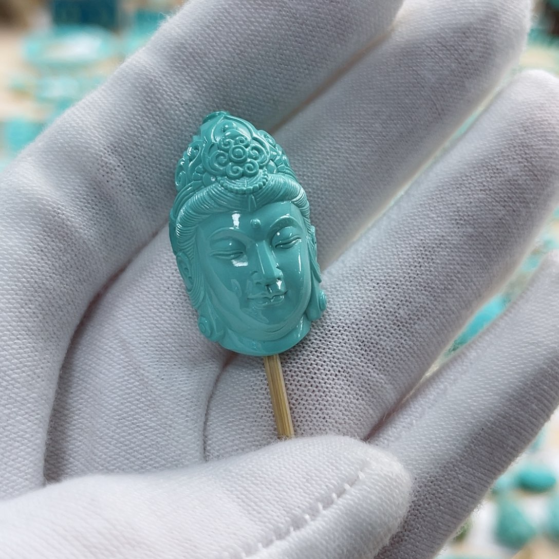 绿松石珠宝奇石未镶嵌