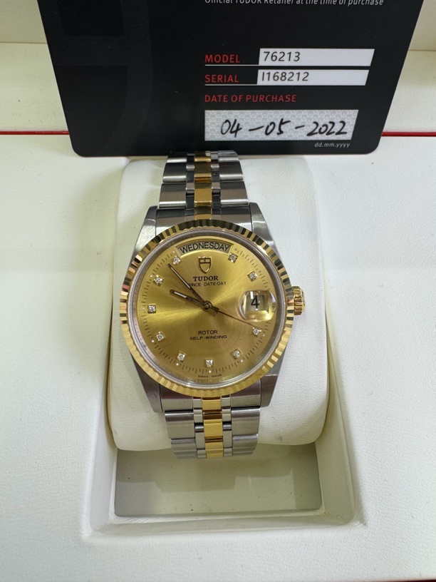 95新 TUDOR/帝舵 95新/帝舵王子/表径36mm/有金有钻/全套2022年