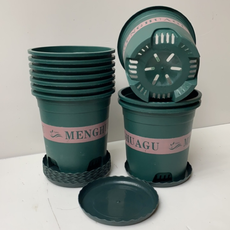 10个 （高15 外口径15.3左右）控根高款1加仑花盆