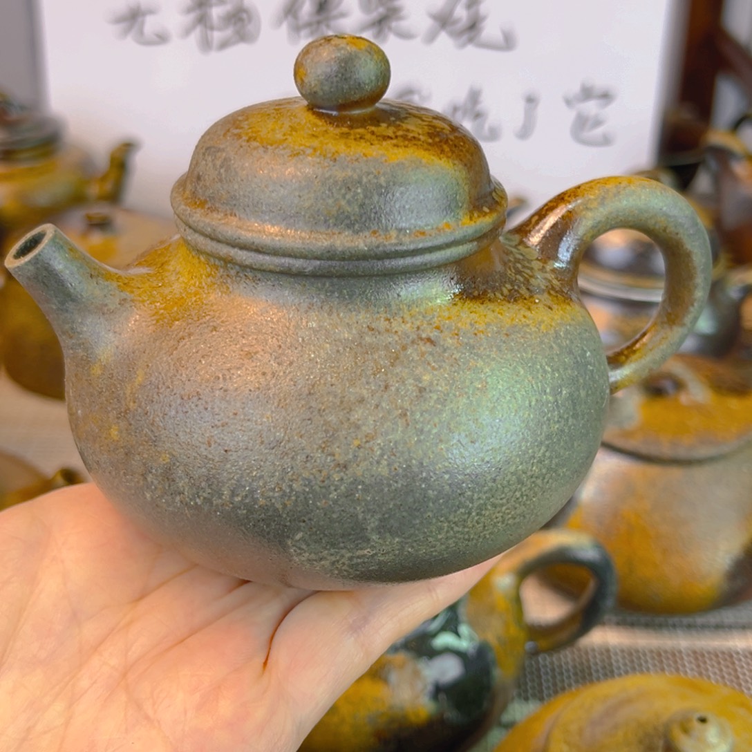 茶壶紫砂段泥柴烧180cc