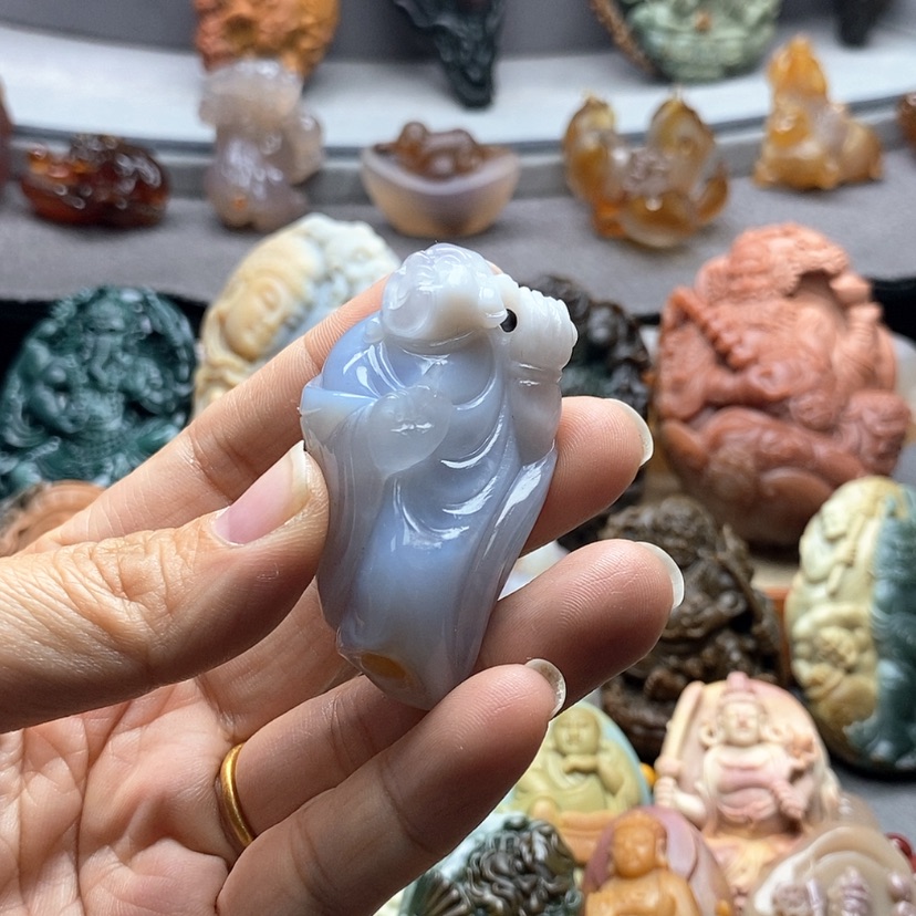 【闪购商品】未镶嵌吊坠定制玛瑙