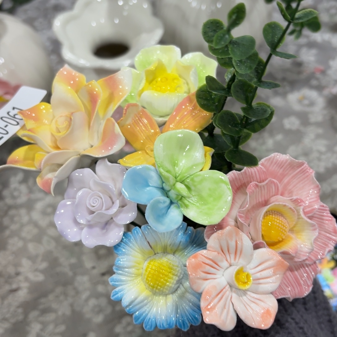 陶瓷花，20元发货，退款拉黑，1061
