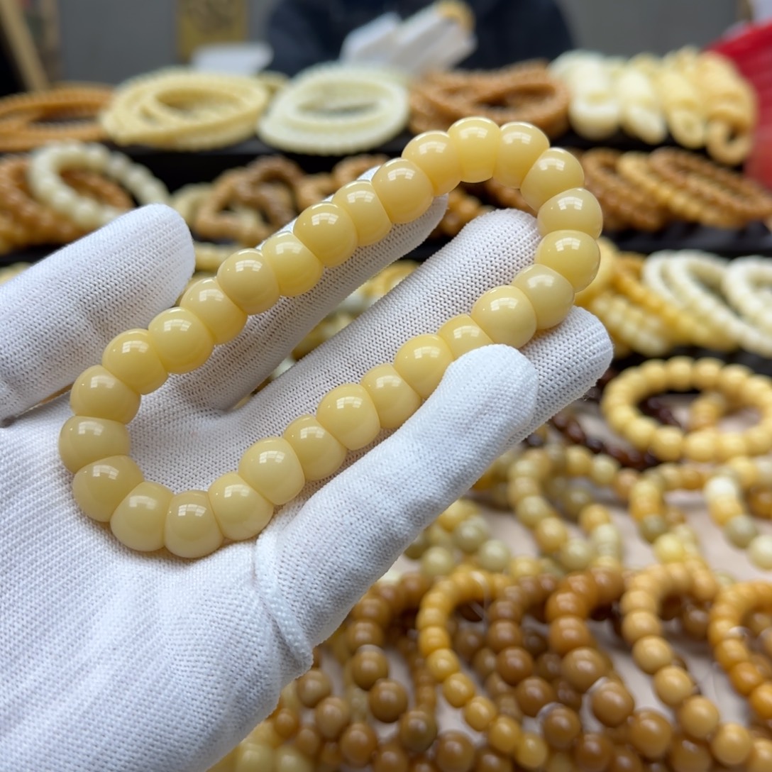 手串菩提根/象牙果13大肠 10年 鬼工