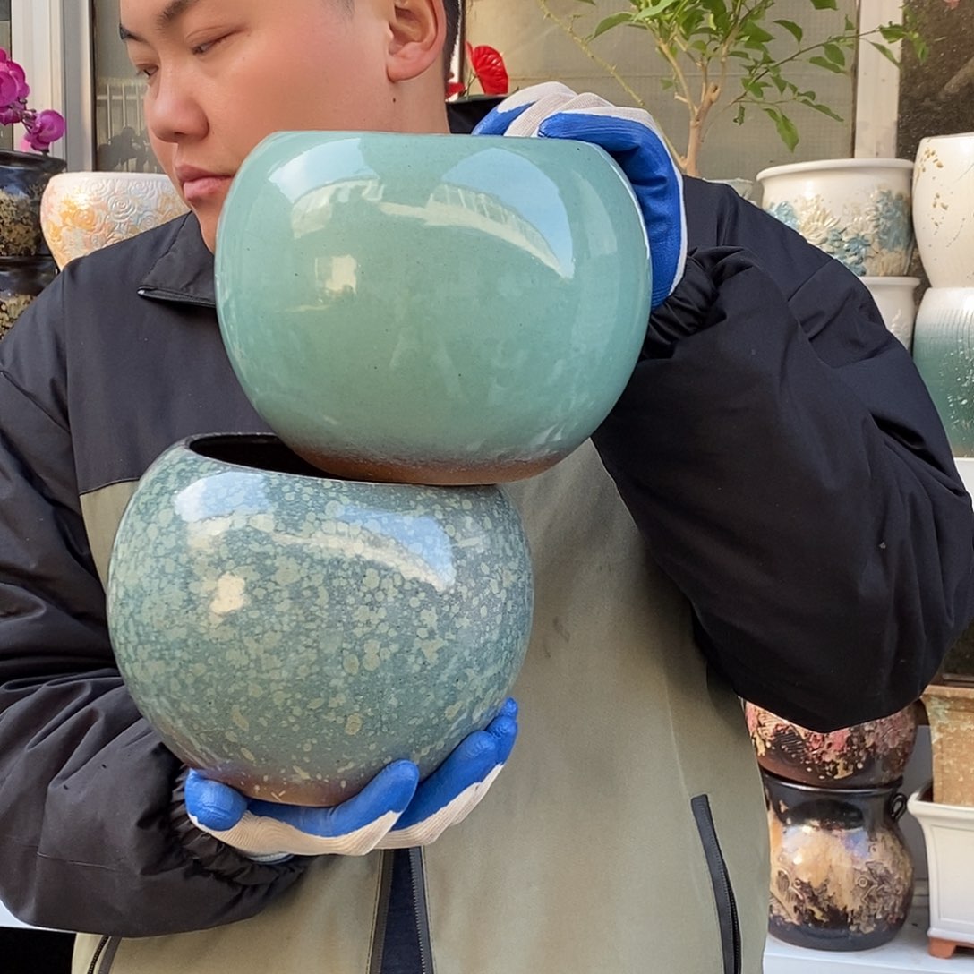 紫砂花盆口15高18福利