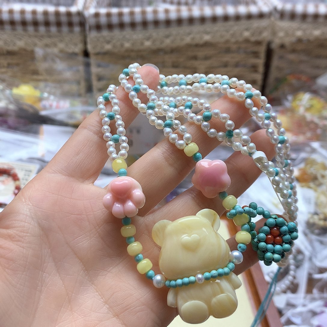 蜜蜡颈饰未镶嵌11111111111