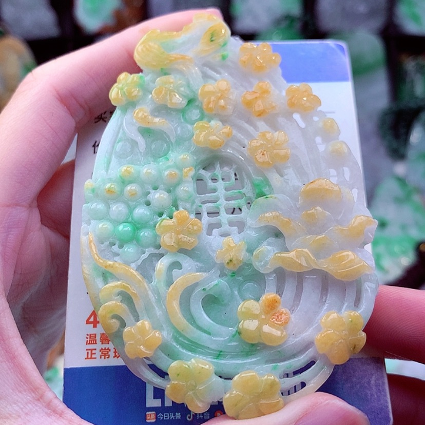 【闪购商品】翡翠颈饰未镶嵌挂件