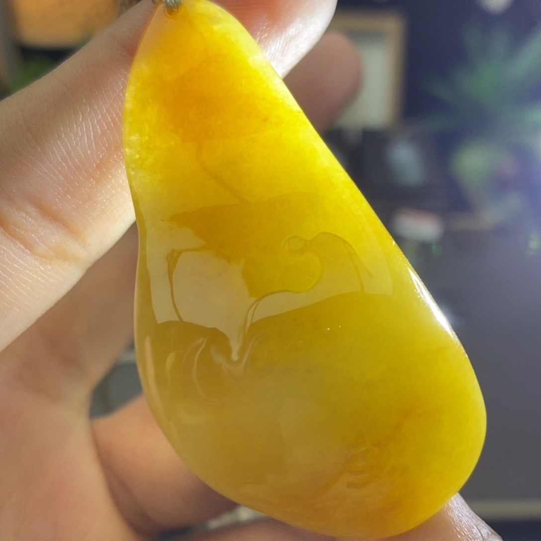 翡翠未镶嵌颈饰吊坠26