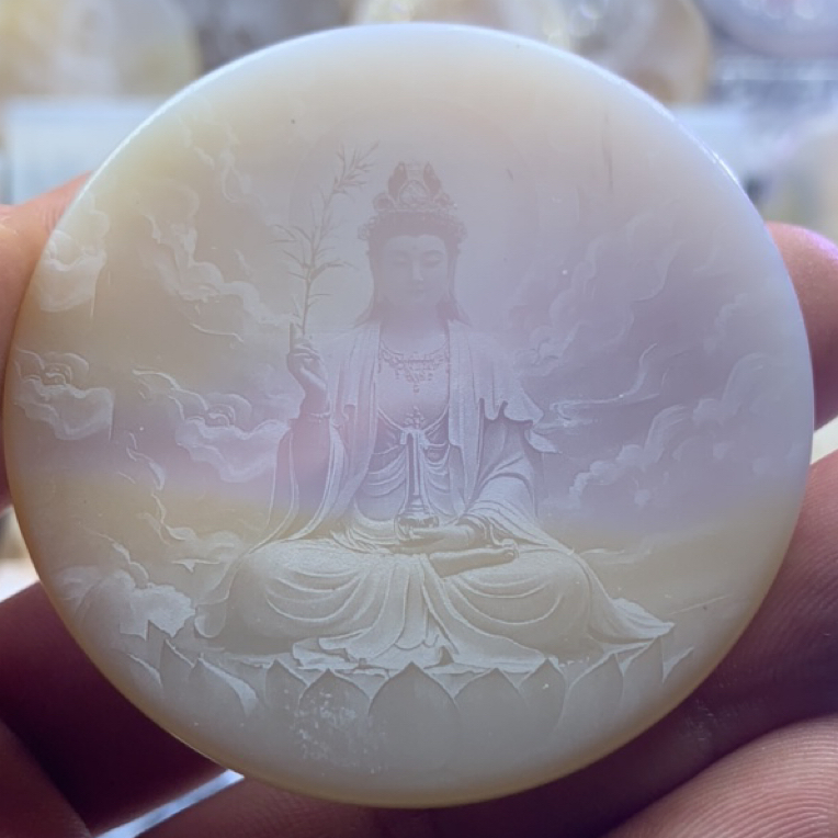 天然玛瑙玉石#影雕