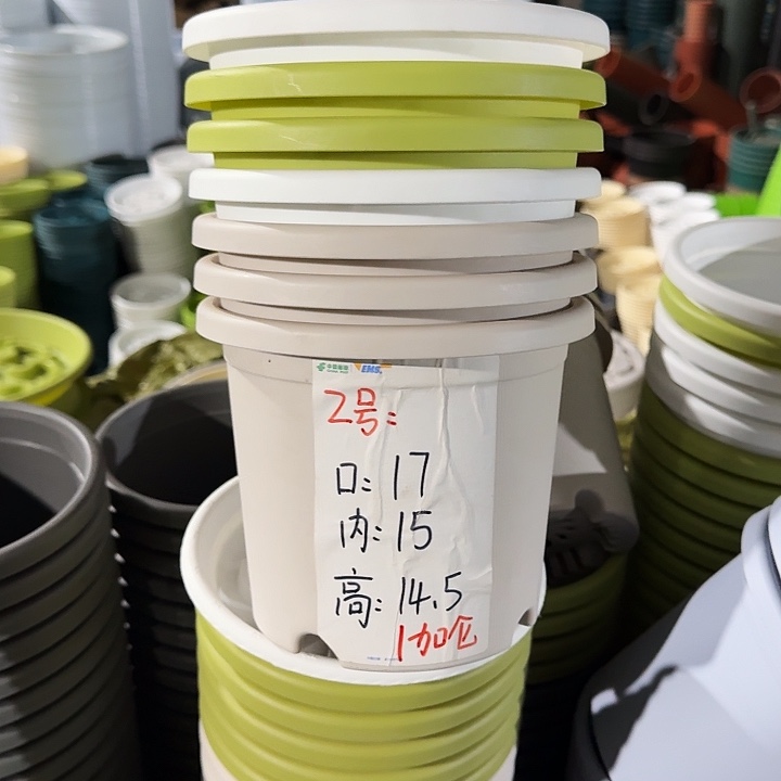 四季2#口径17灰白6个无托