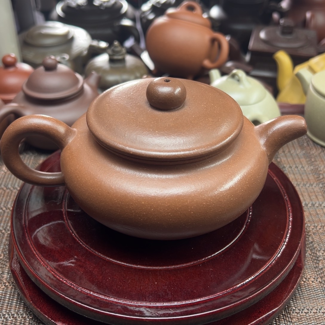 紫砂茶壶宜兴原矿紫砂壶300毫升容量