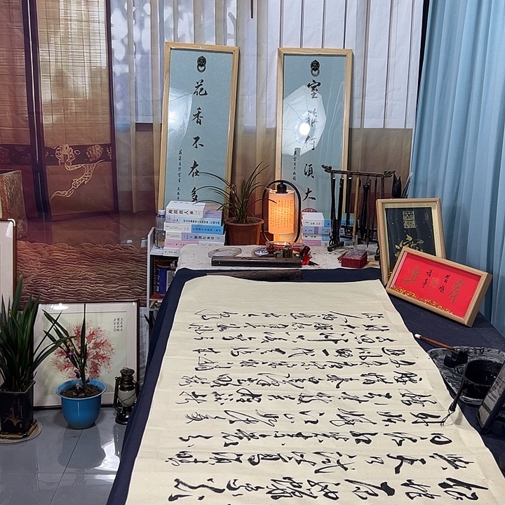 书法沁园春雪六尺宣纸